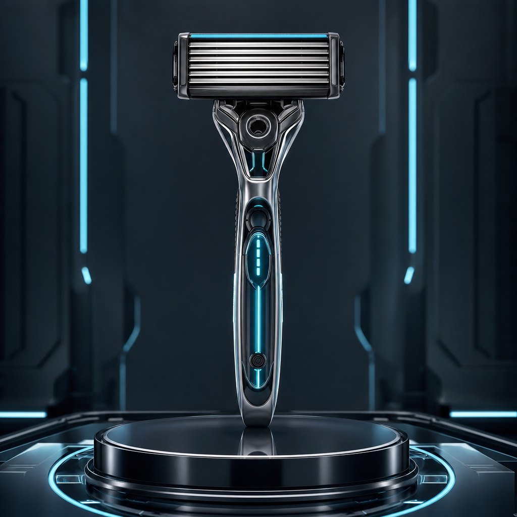 GPT-5.4 Image 2 result for Future razor