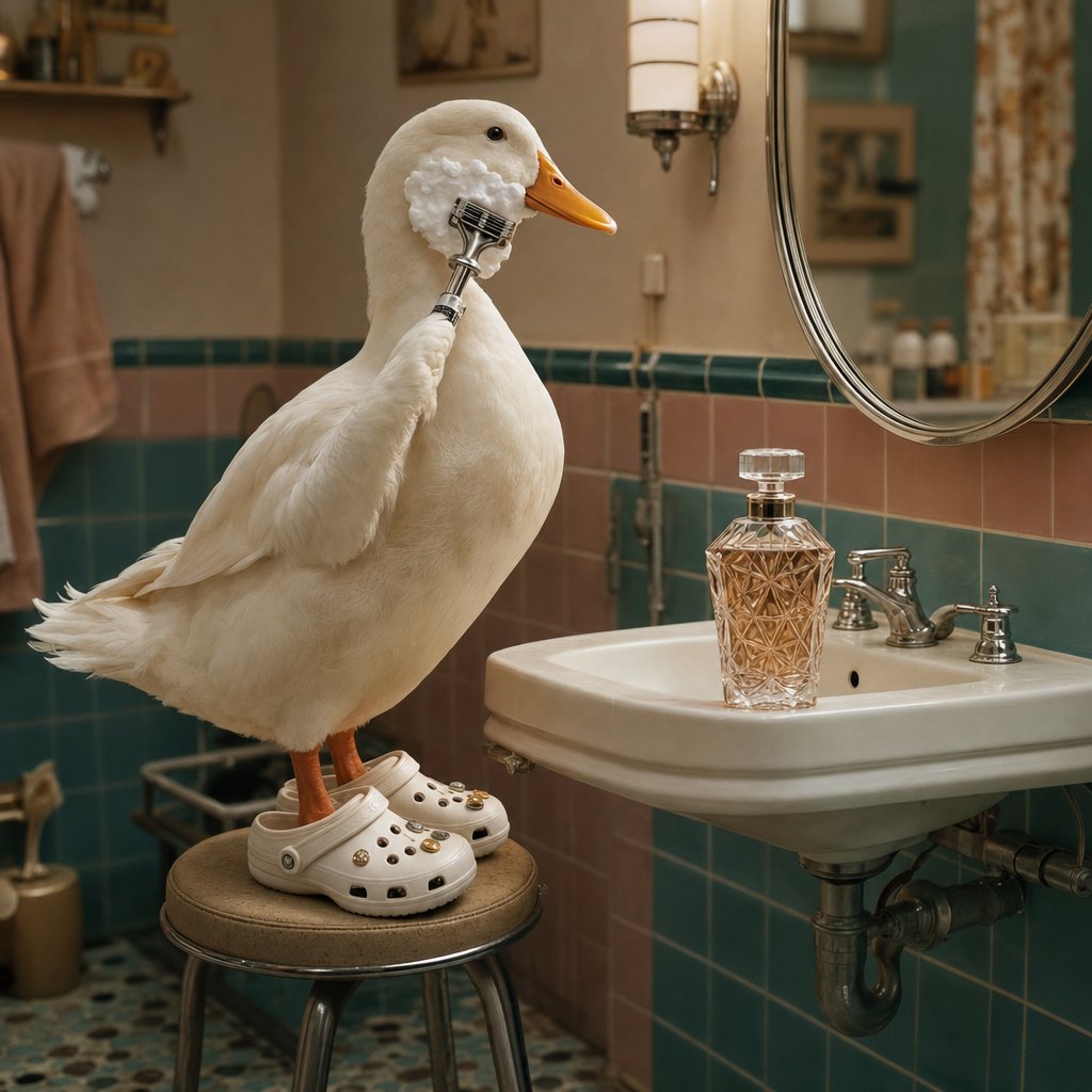 GPT-5.4 Image 2 result for Duck models 3 products