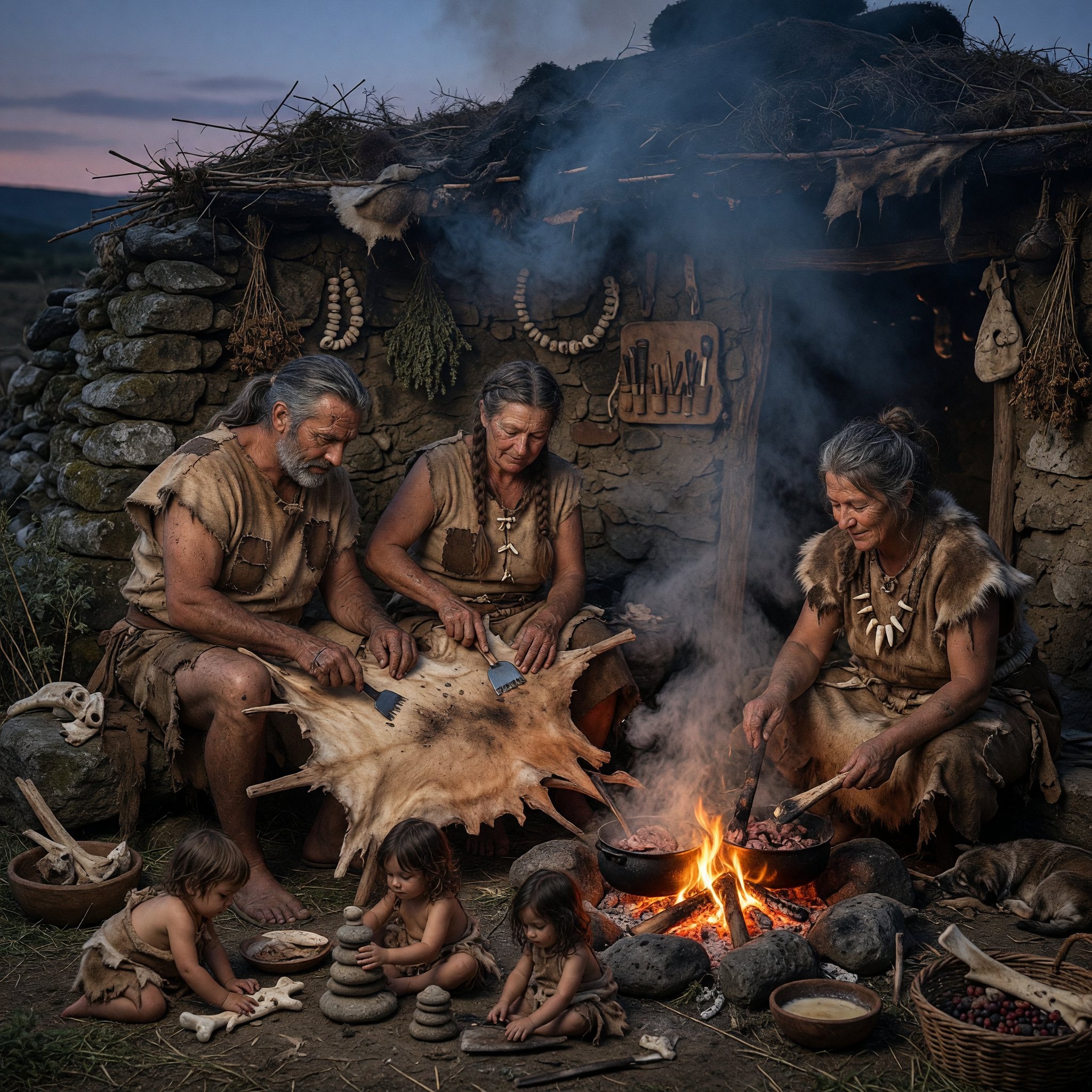 Grok Imagine result for Stone Age · 40