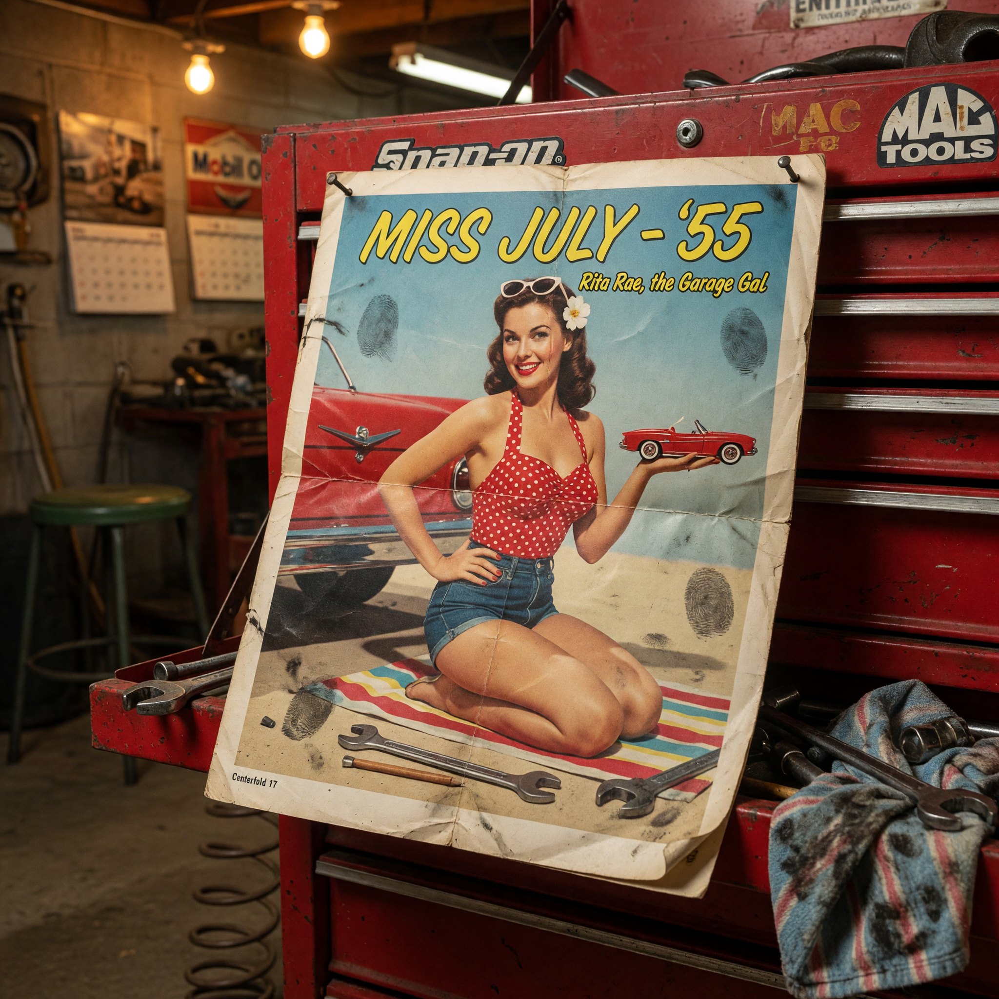 Grok Imagine result for Pinup centerfold