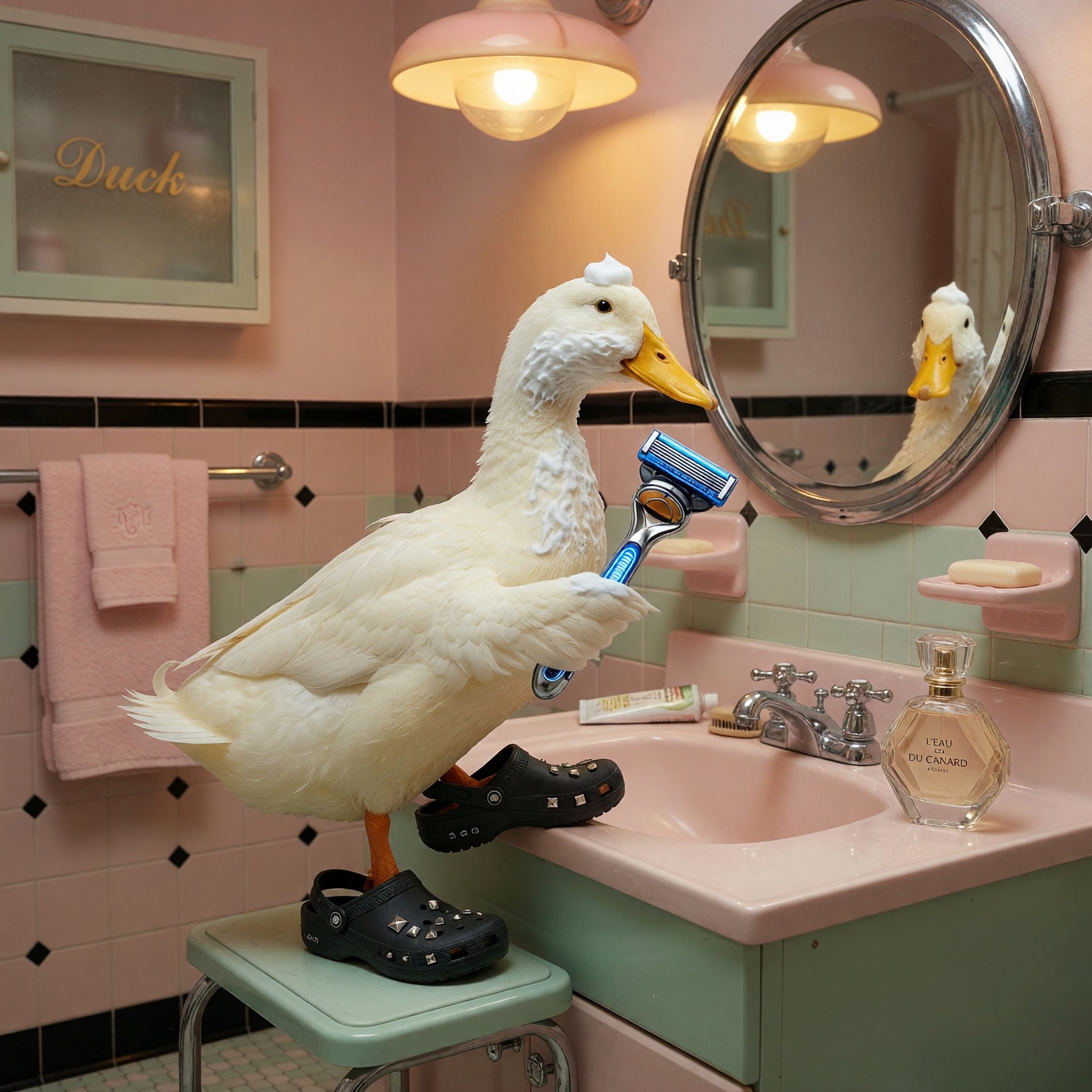 Grok Imagine result for Duck models 3 products