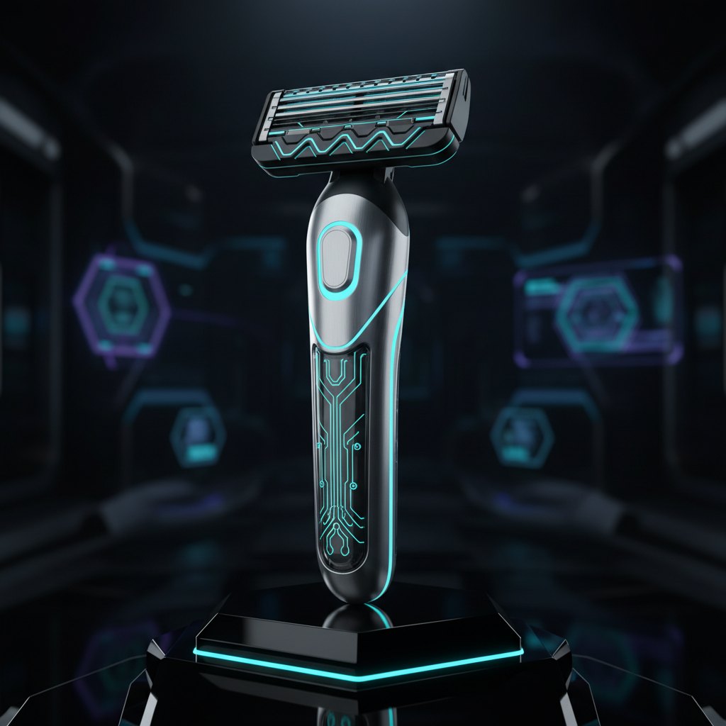 Nano Banana result for Future razor