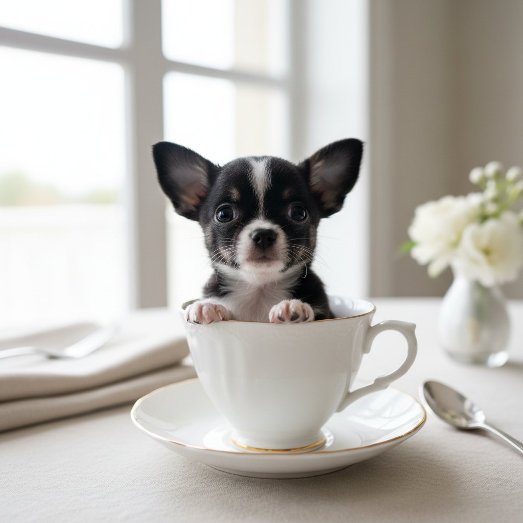 Nano Banana result for Teacup chihuahua