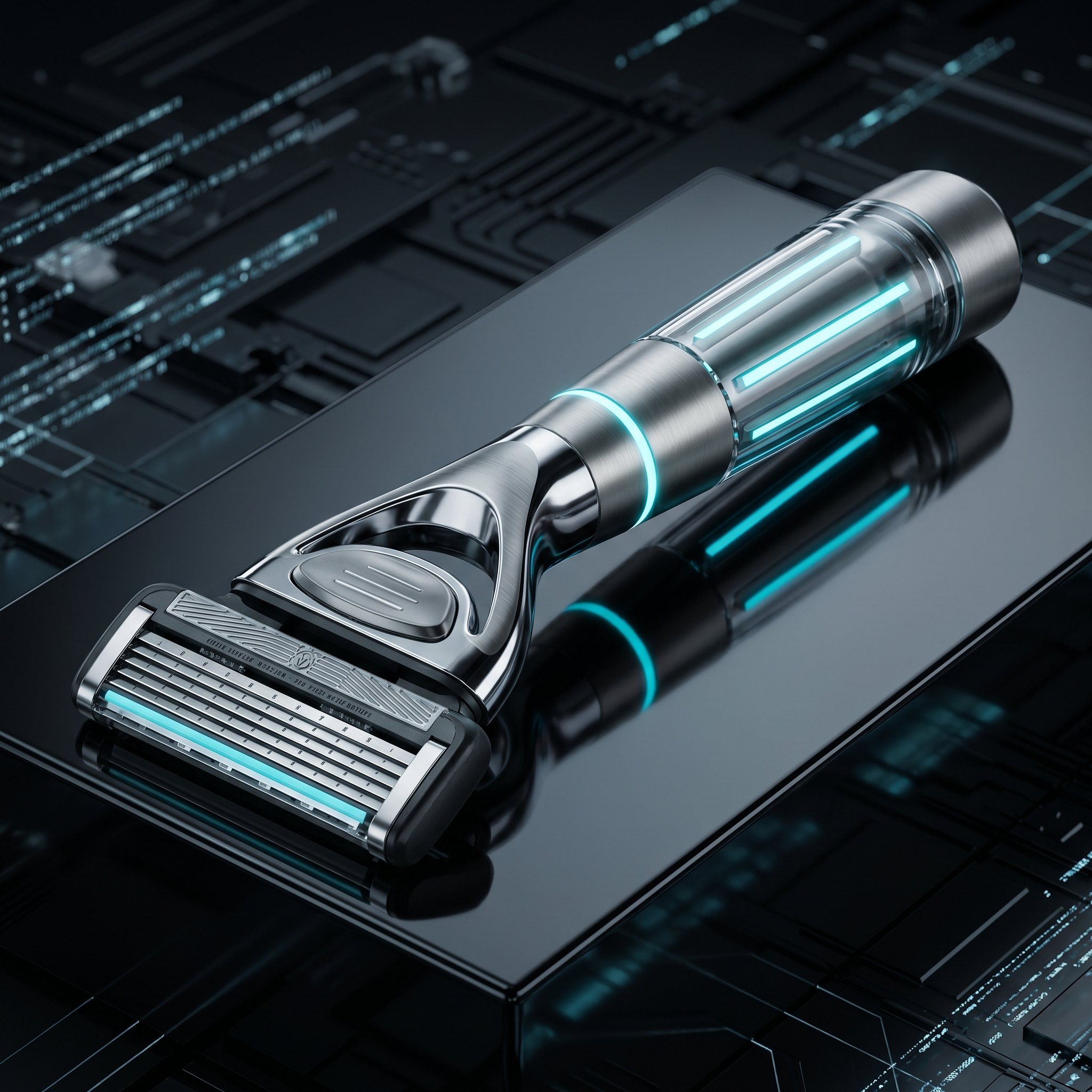 Nano Banana Pro result for Future razor