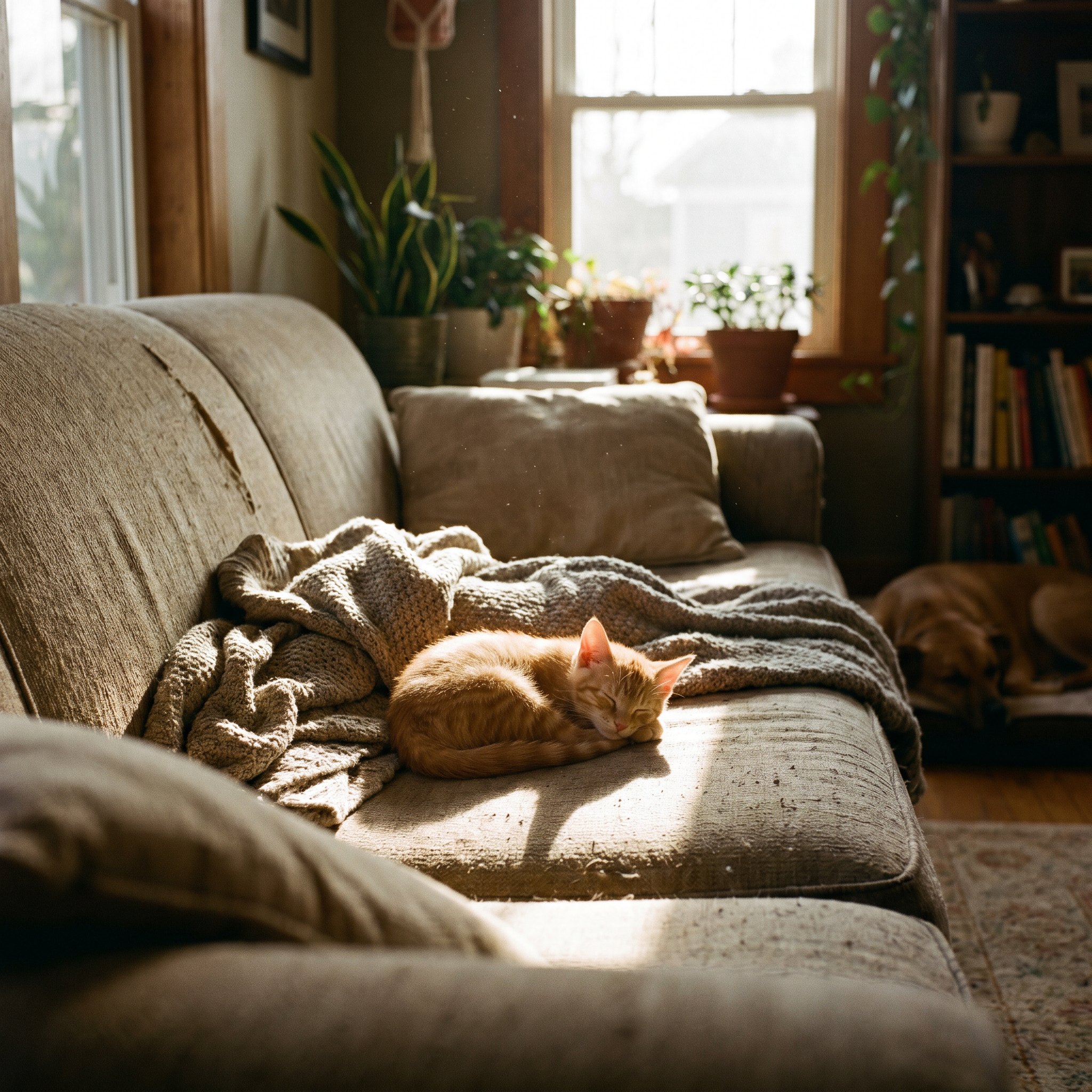 Nano Banana Pro result for Kitten, sunlight